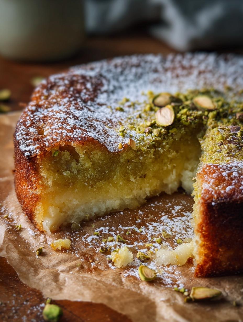 Buttery Pistachio Gooey Butter: Divine Dessert Recipe - Buttery Pistachio Gooey Butter - additional detail