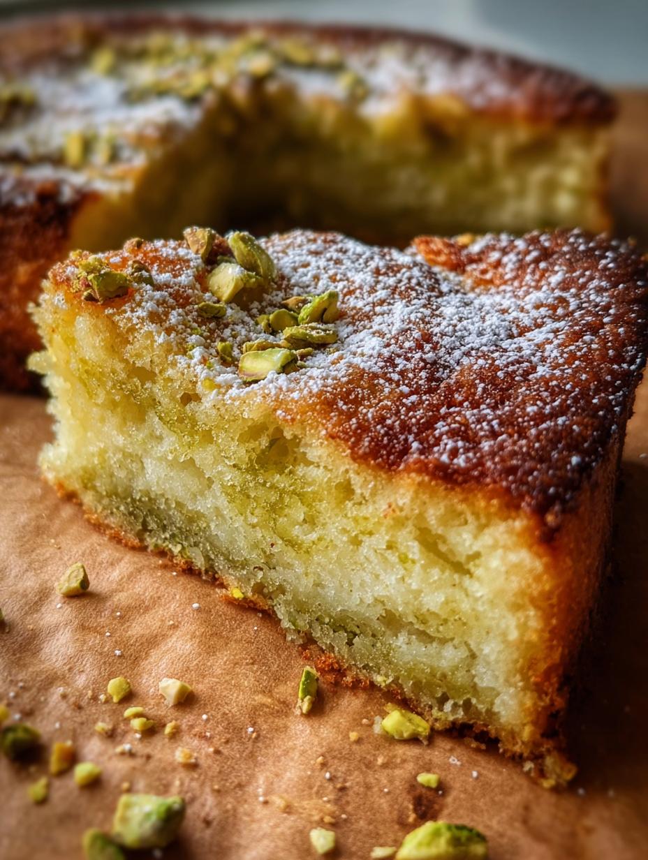 Buttery Pistachio Gooey Butter