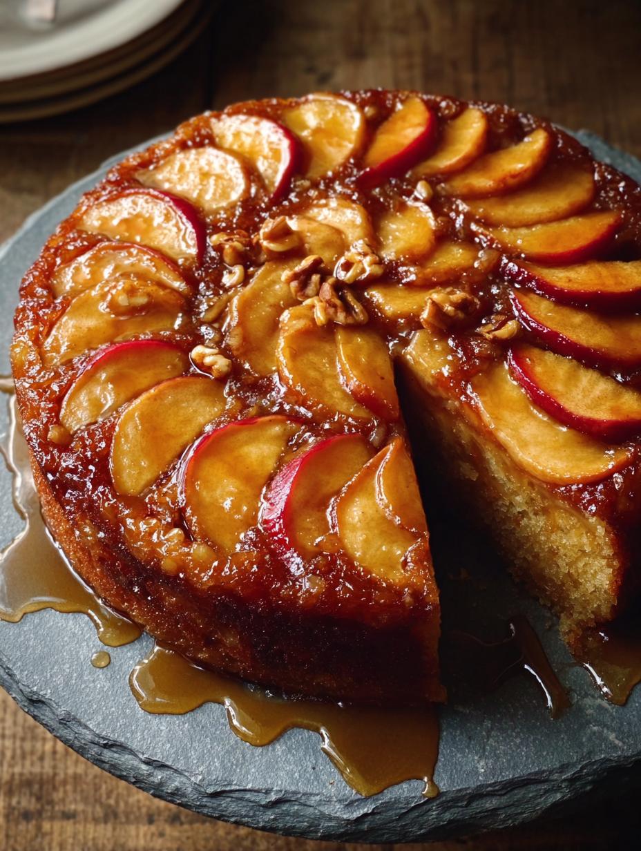 Caramel Apple Upside Down: 1 Amazing Fall Treat - Caramel Apple Upside Down - additional detail