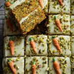Carrot Sheet Cake Pistachio