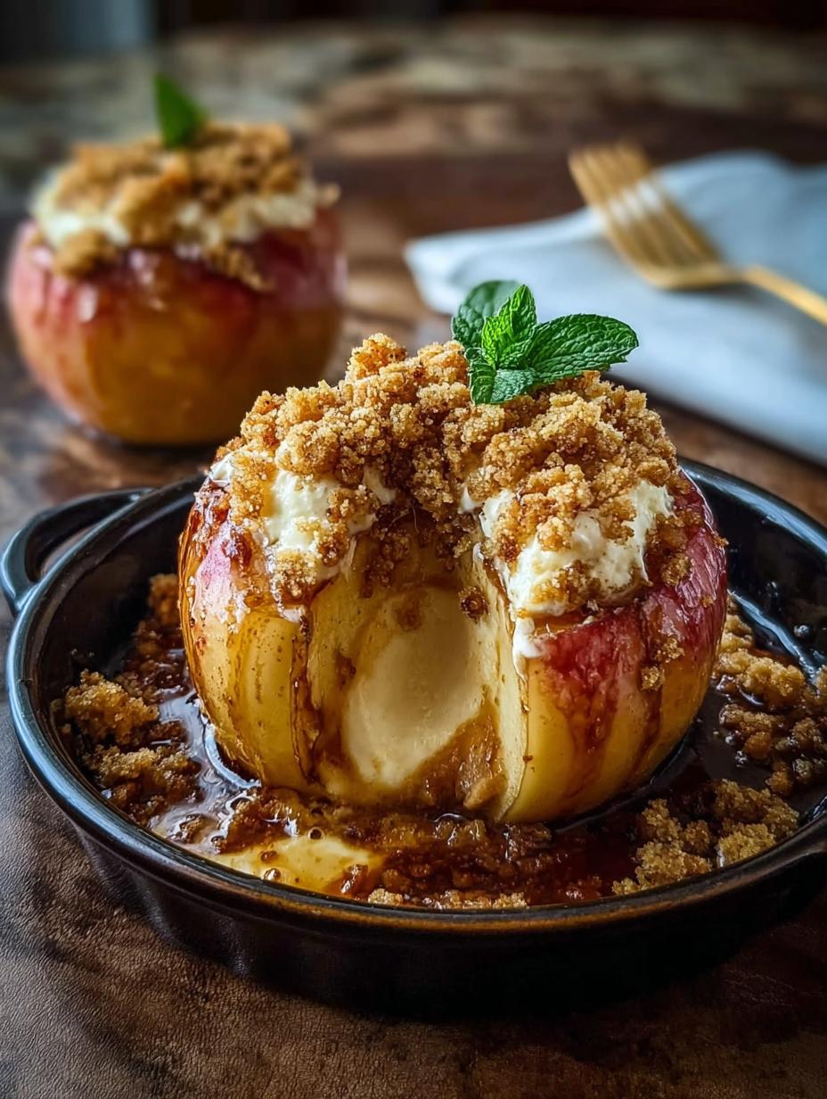 Cheesecake Stuffed Baked Apples: Heavenly Fall Treat 5 Cheesecake Stuffed Baked Apples: Heavenly Fall Treat - Cheesecake Stuffed Baked Apples - main visual representation