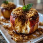 Cheesecake Stuffed Baked Apples
