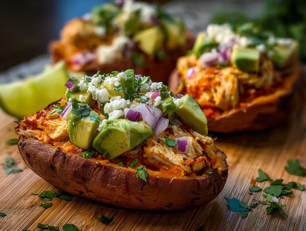 Chicken Avocado Stuffed Sweet