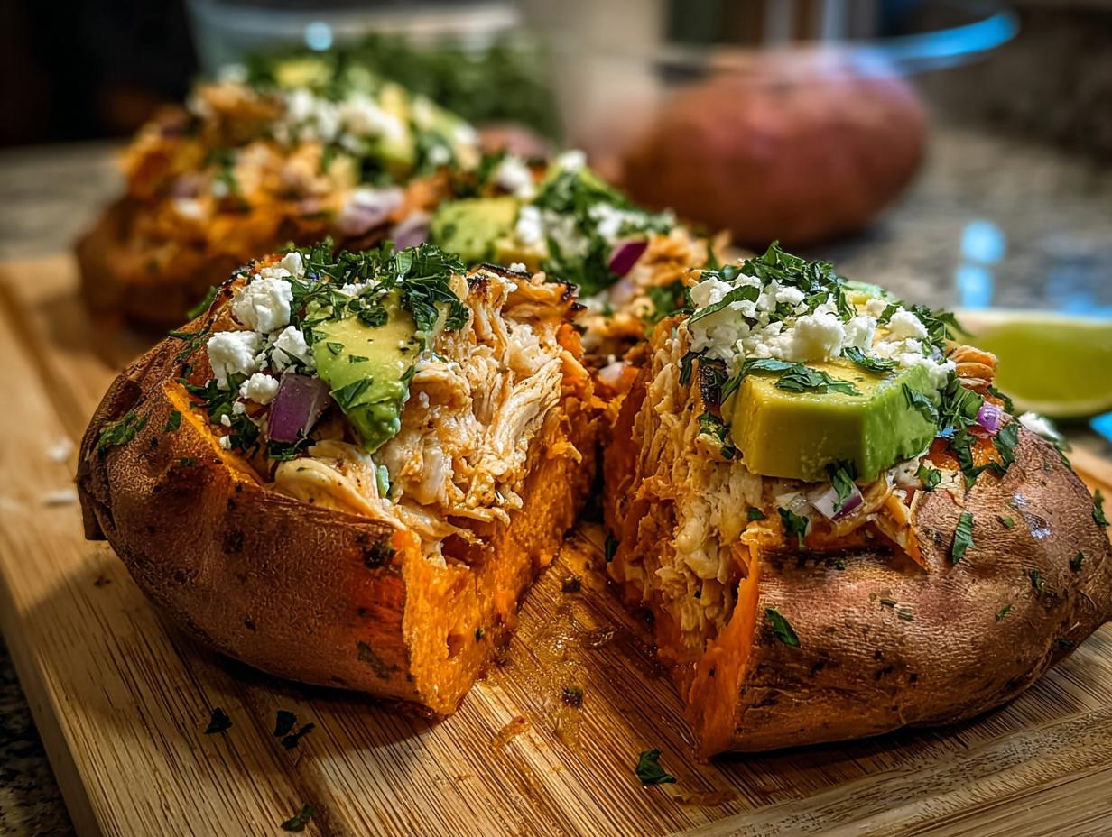Amazing Chicken Avocado Stuffed Sweet Potato - Chicken Avocado Stuffed Sweet - additional detail