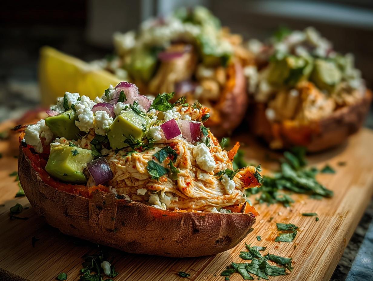 Amazing Chicken Avocado Stuffed Sweet Potato - Chicken Avocado Stuffed Sweet - additional detail