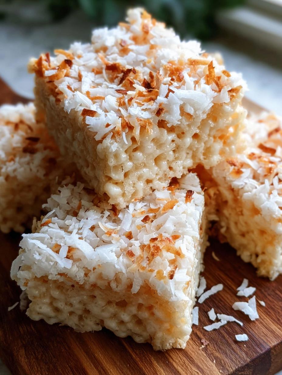 Coconut Lovers Rice Krispy