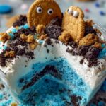 Cookie Monster Fluff Dessert