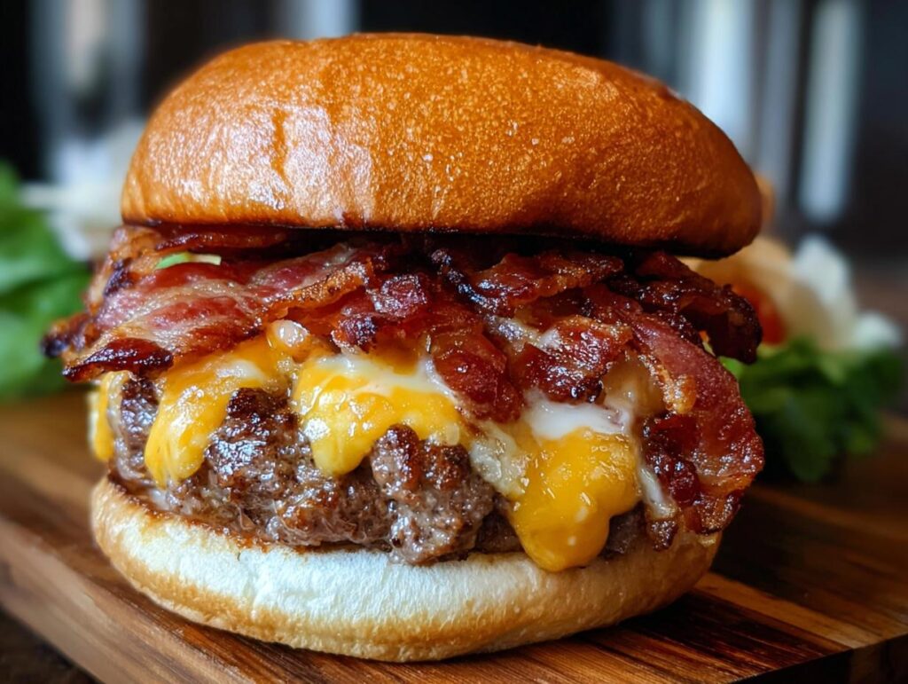 Crack Burgers Bacon Cheddar