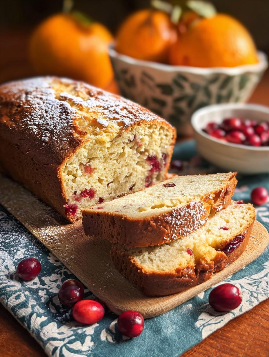 Cranberry Clementine Bread: Amazing 350°F Bake - Cranberry Clementine Bread - main visual representation