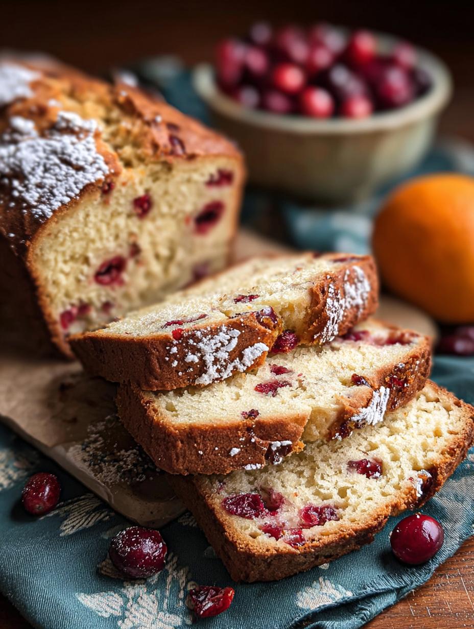 Cranberry Clementine Bread: Amazing 350°F Bake - Cranberry Clementine Bread - additional detail