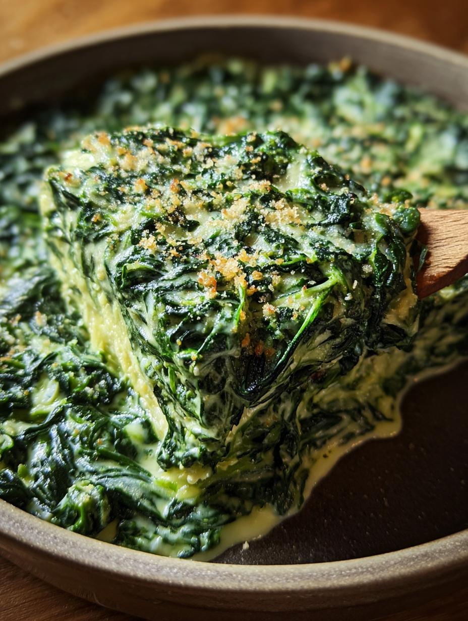 Creamed Spinach: 5-Minute Savory Dream 5 Creamed Spinach: 5-Minute Savory Dream - Creamed Spinach - main visual representation