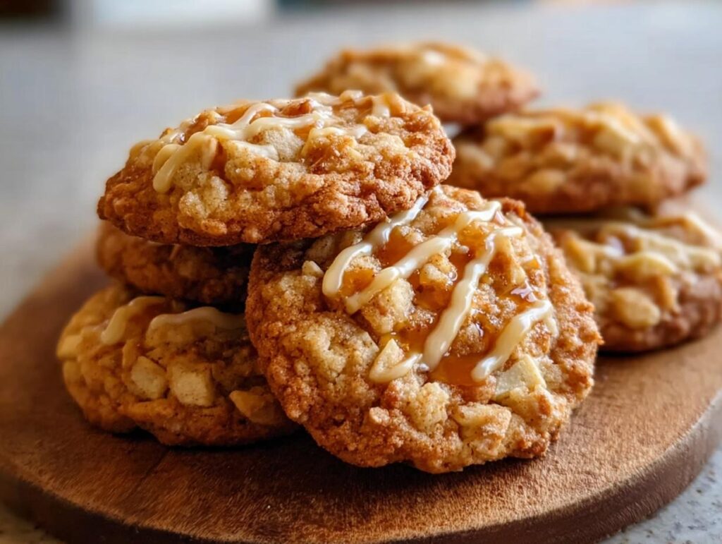 Crumbl Caramel Apple Cookies