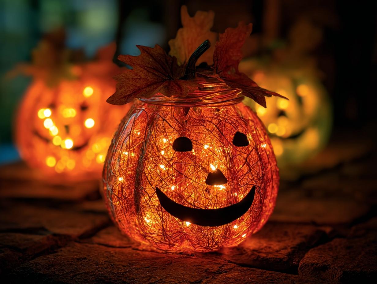 Diy Glow Dark Pumpkin