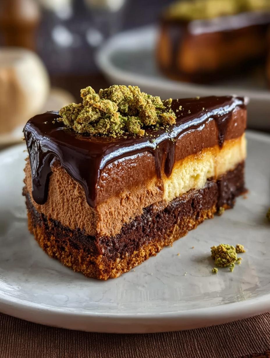 Dubai Chocolate Cheesecake