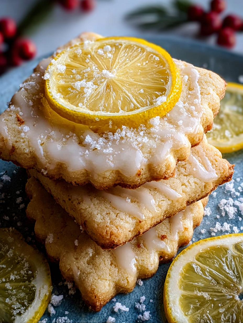 Easiest Lemon Glazed Shortbread: 1 Blissful Bite - Easiest Lemon Glazed Shortbread - main visual representation
