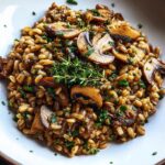 Friendsgiving Mushroom Herb Farro