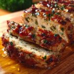 Garlic Parmesan Chicken Meatloaf
