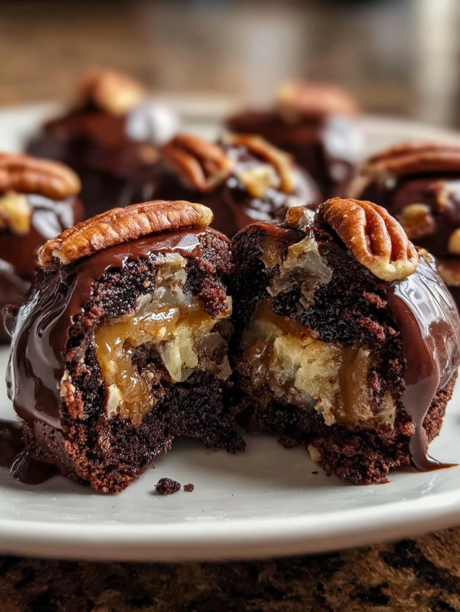 Gooey Pecan Pie Brownie: 1 Amazing Holiday Treat - Gooey Pecan Pie Brownie - additional detail
