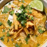Green Enchilada Chicken Soup