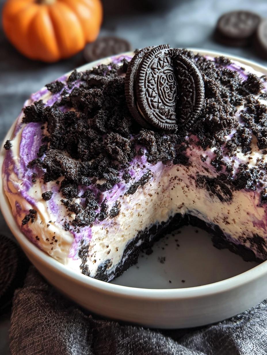 Halloween Oreo Cheesecake Fluff: Divine Treat - Halloween Oreo Cheesecake Fluff - additional detail
