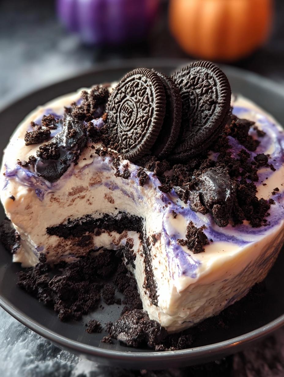 Halloween Oreo Cheesecake Fluff