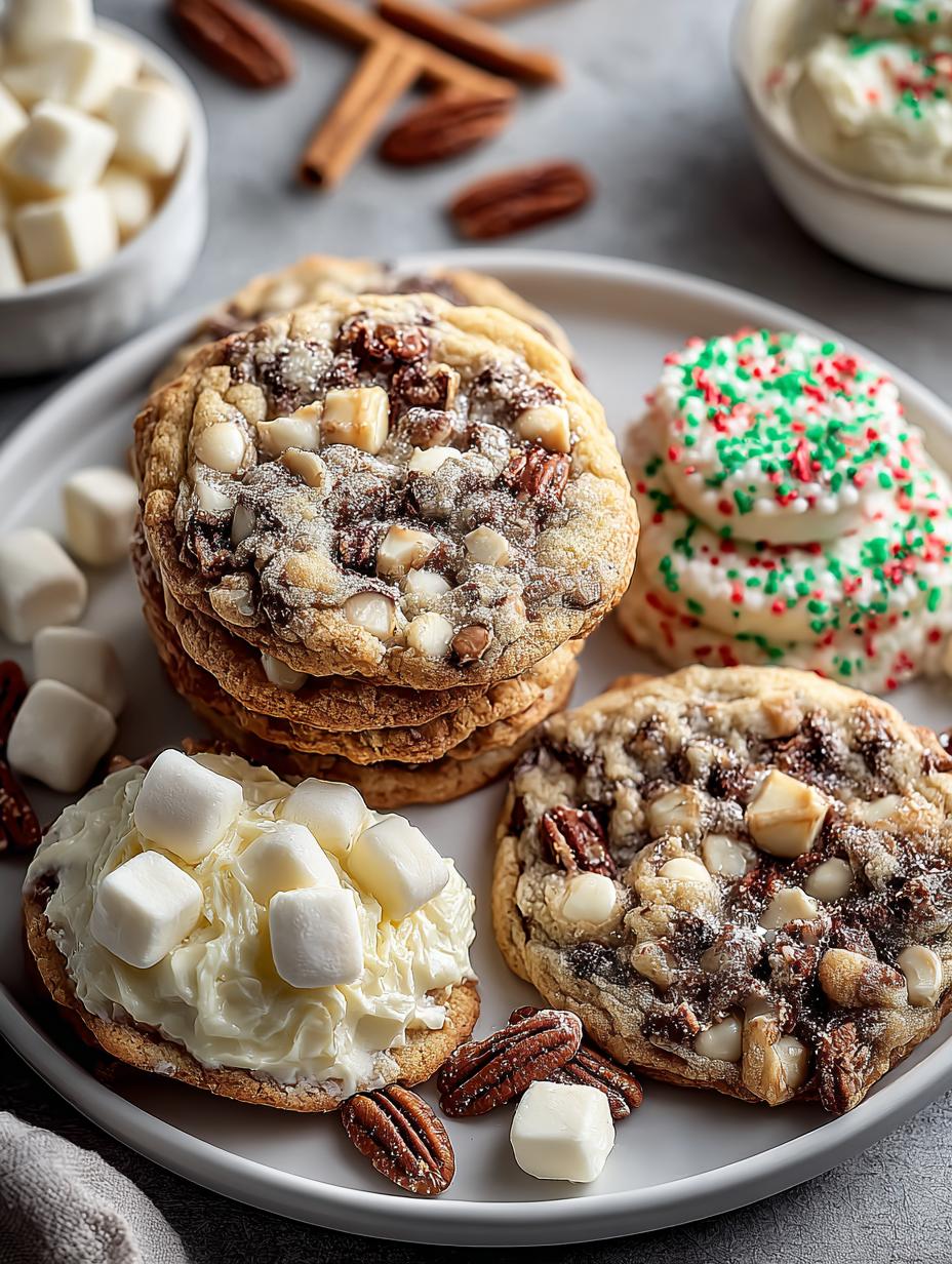 Holiday Cookie Collection Festive - A beautiful assortment of festive holiday cookies