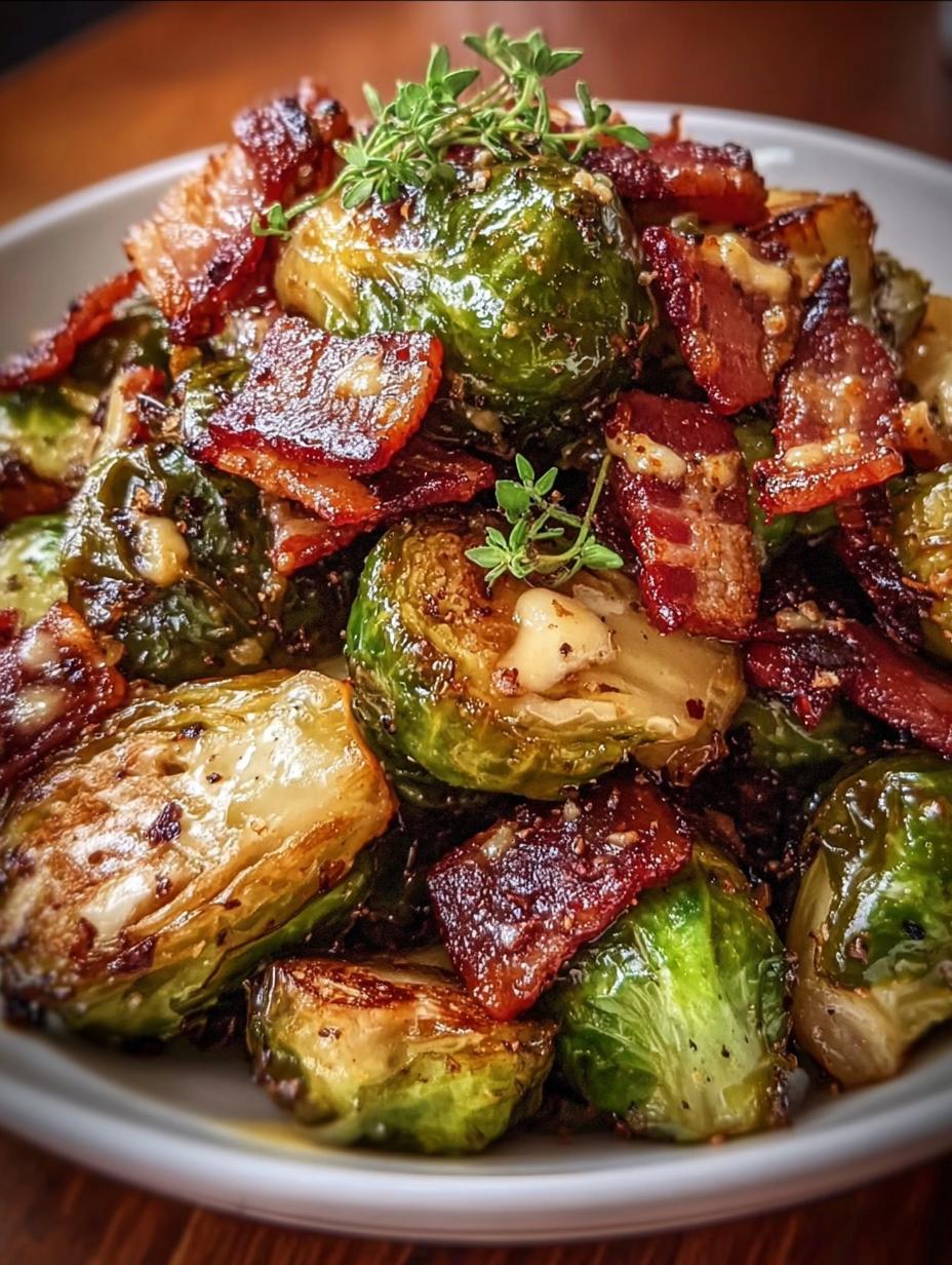 Honey Glazed Roasted Brussel