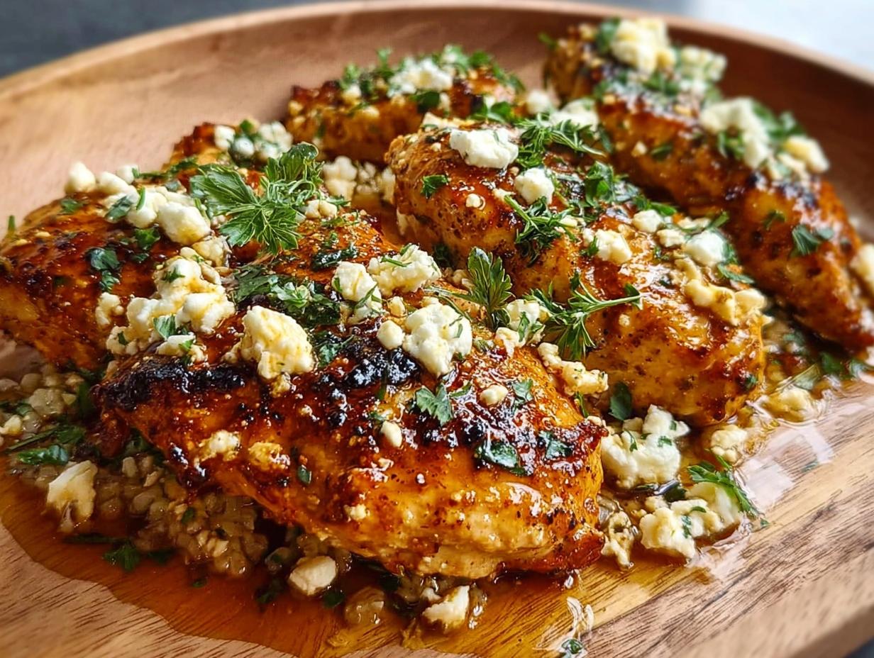 Hot Honey Feta Chicken: Divine 30-Min Bake - Hot Honey Feta Chicken - main visual representation