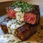 Juicy Steak Creamy Garlic