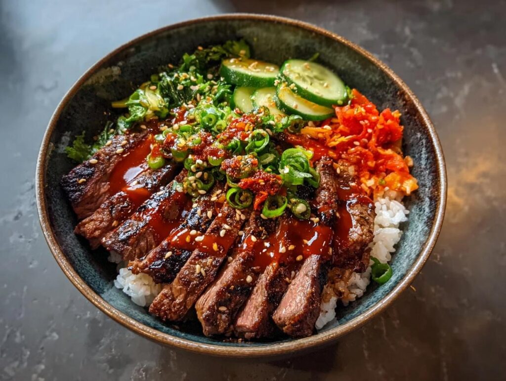 Korean Bbq Steak Bowls