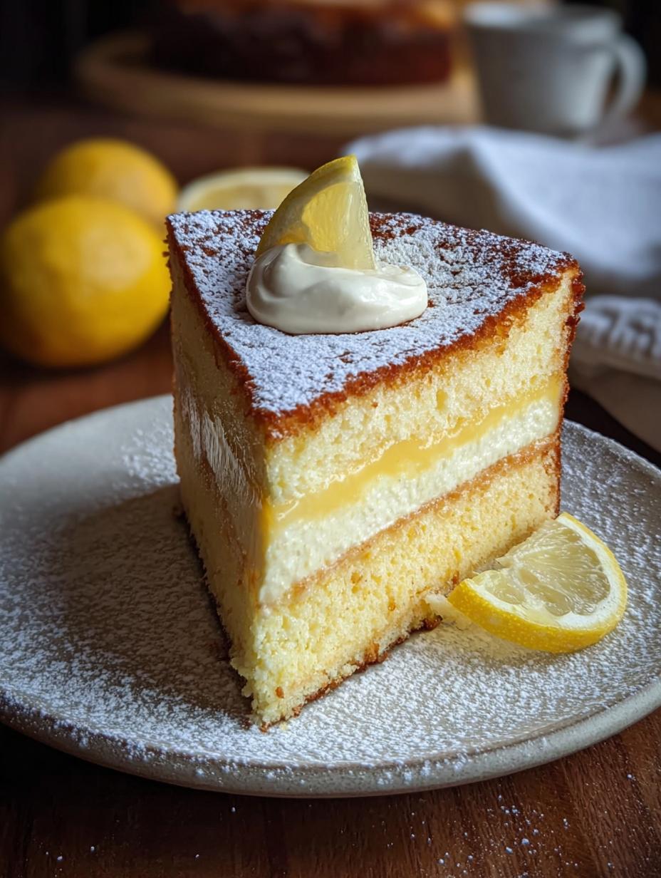 Amazing Lemon Custard Cake: 40-Minute Recipe - Lemon Custard Cake - main visual representation