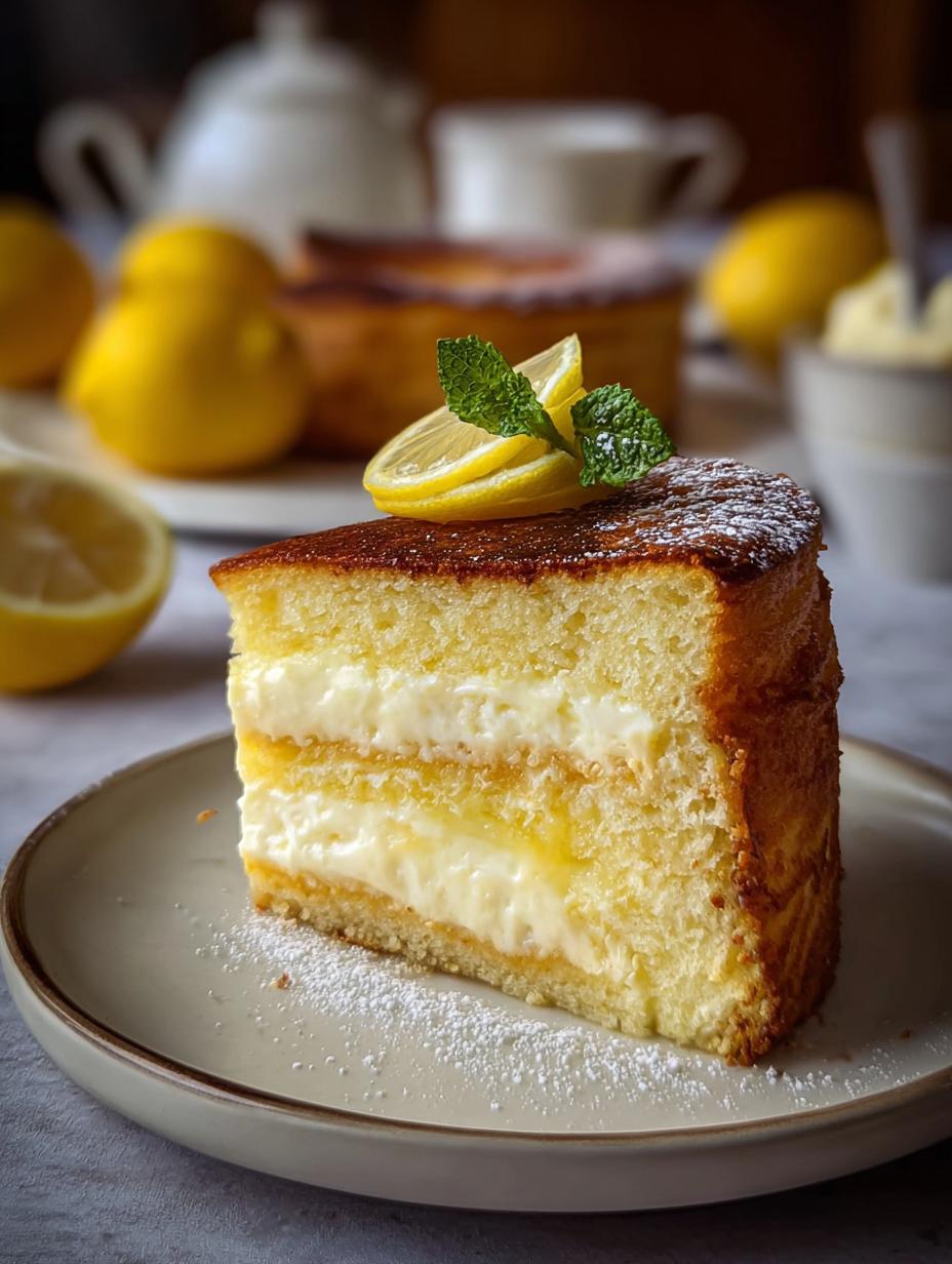 Amazing Lemon Custard Cake: 40-Minute Recipe - Lemon Custard Cake - additional detail