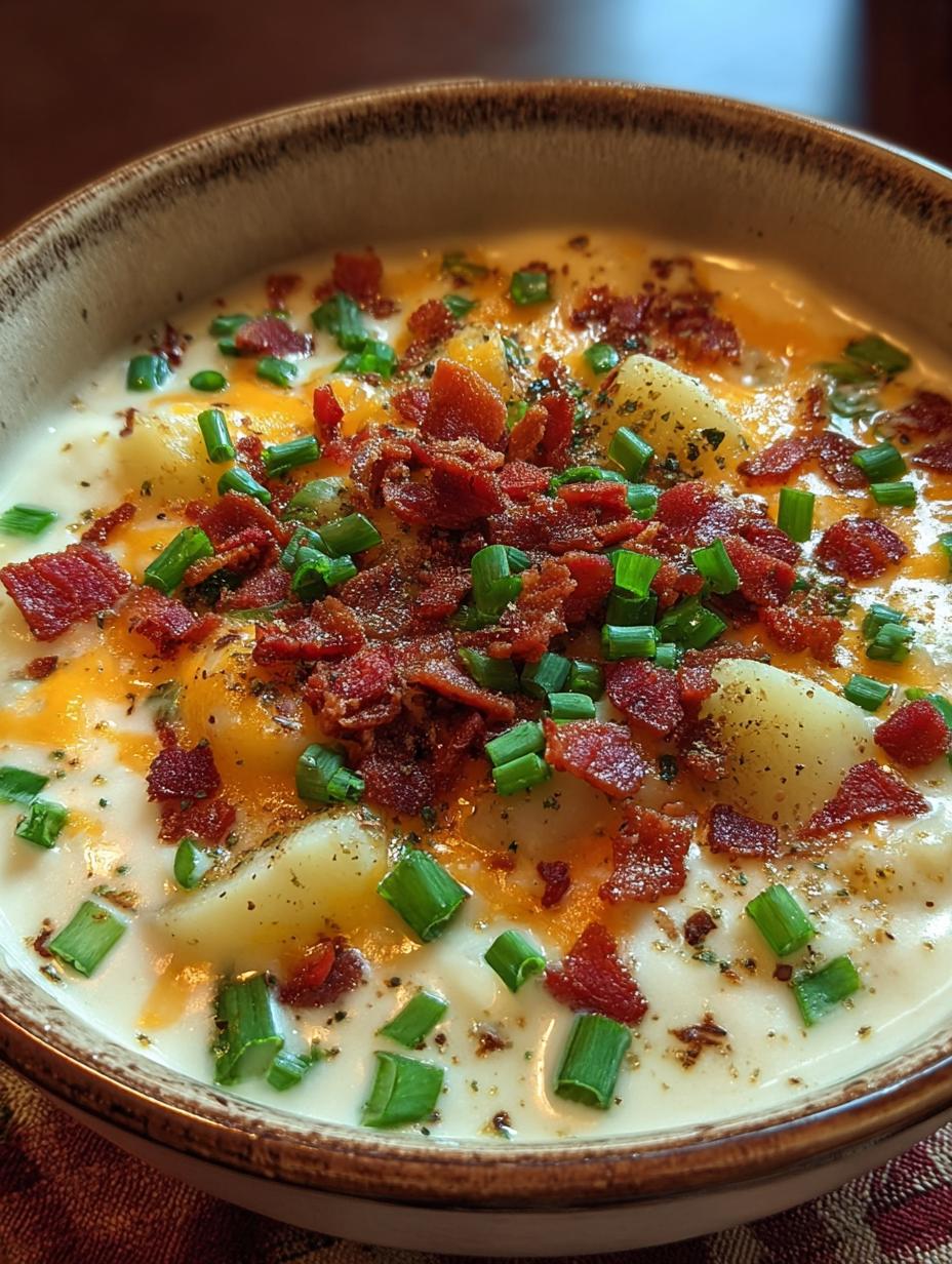 Loaded Potato Cheese Soup