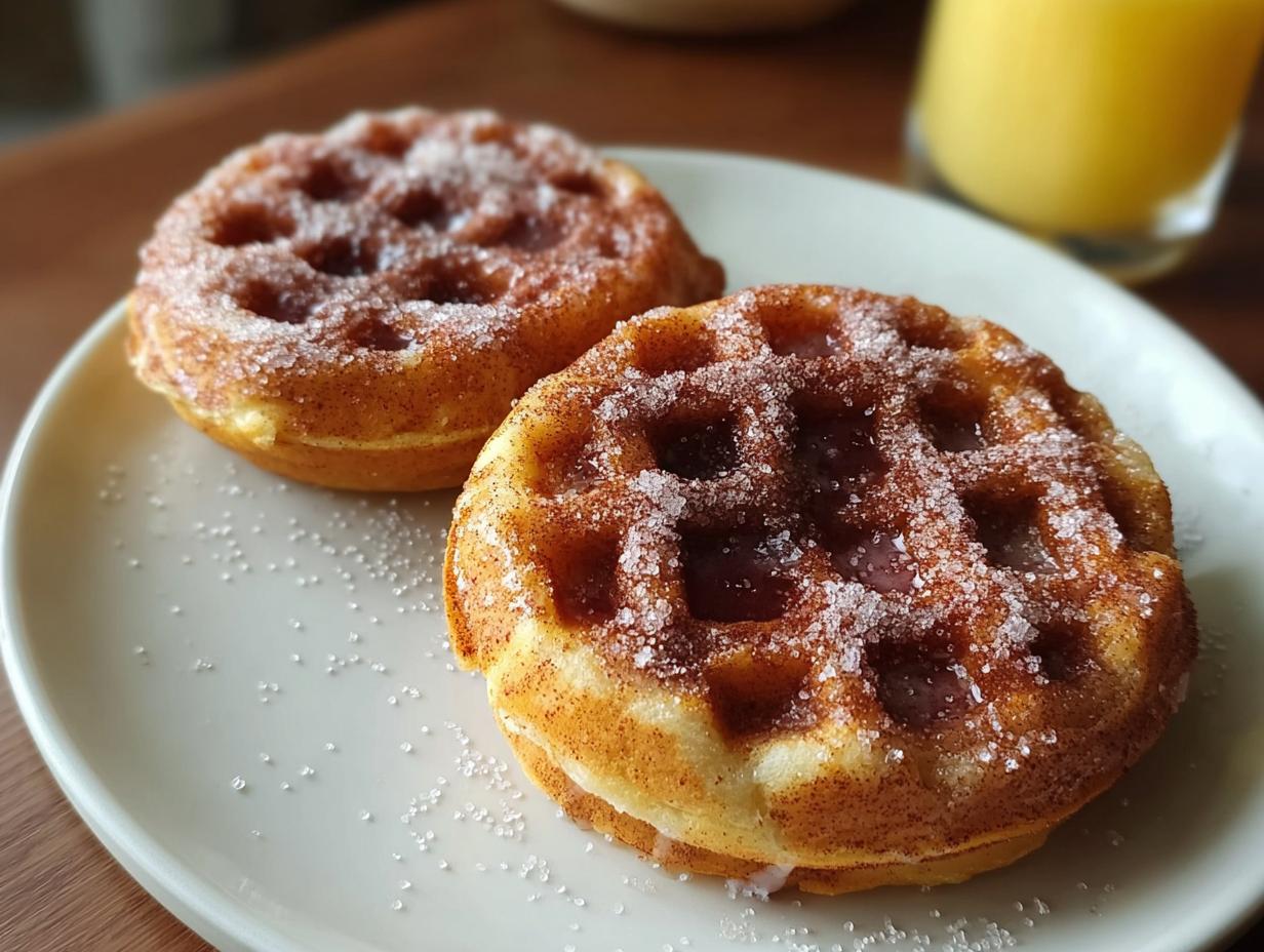 Low Carb Donut Chaffle