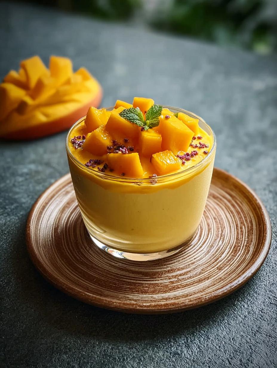 Amazing Mango Mousse Recipe (10 mins) - Mango Mousse - additional detail