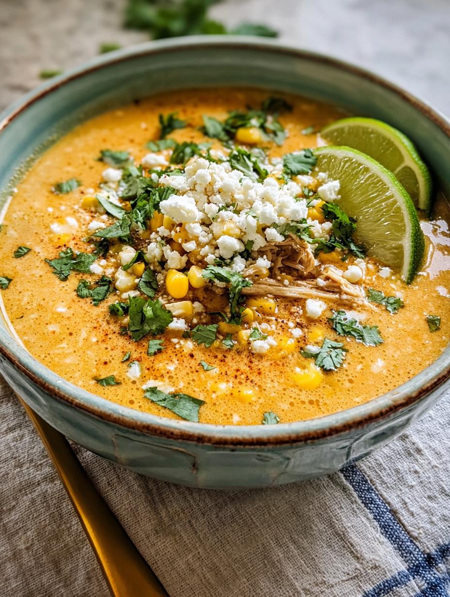 Creamy Mexican Street Corn Soup: A Flavorful 1-Hour Meal - Mexican Street Corn Soup - main visual representation