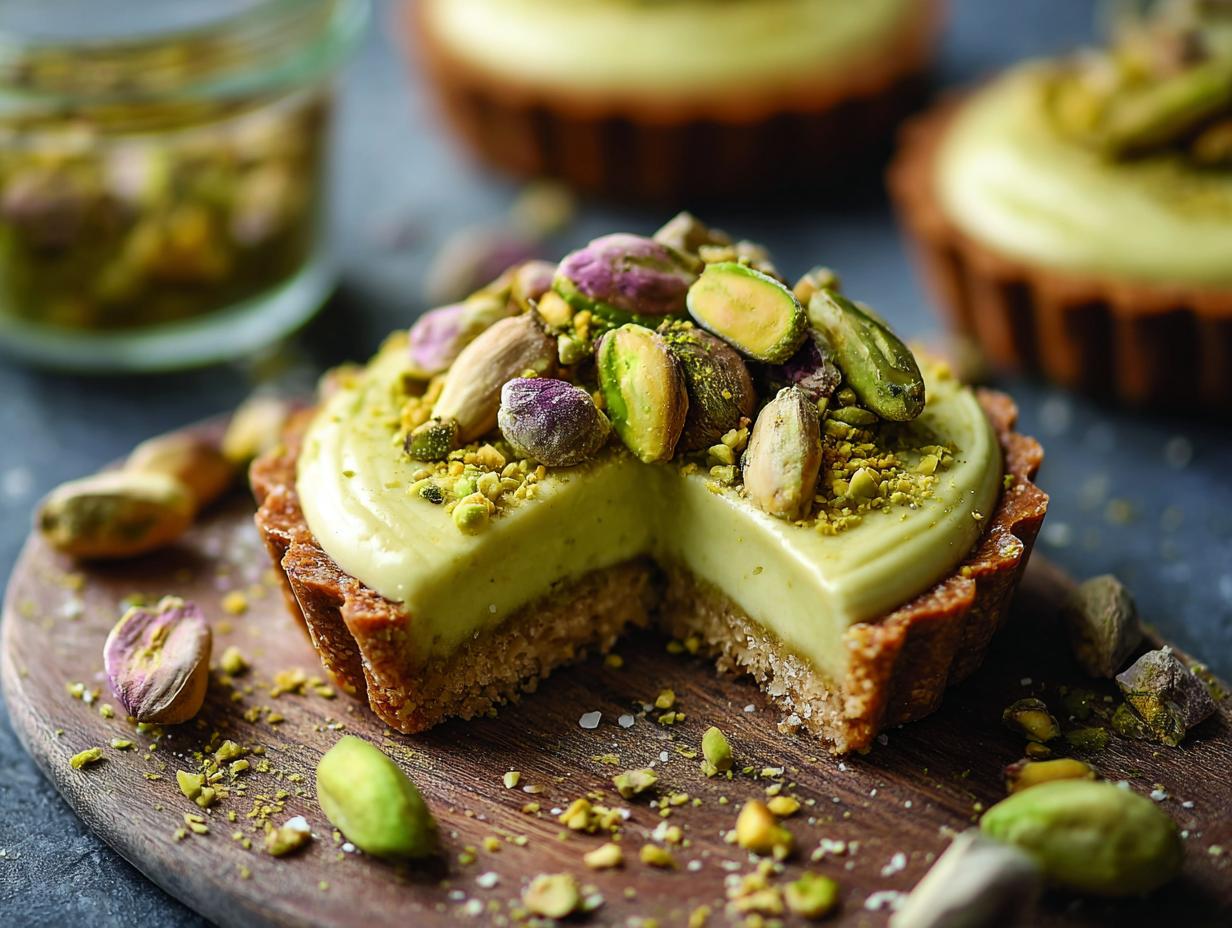 Mini Pistachio Tartlets: 6 Delightful Sweet Bites - Mini Pistachio Tartlets - additional detail