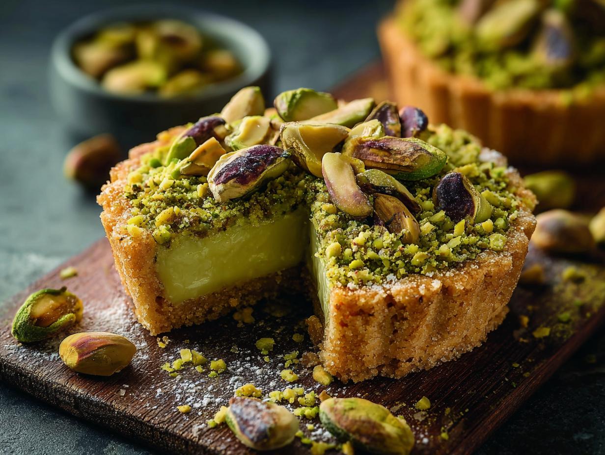 Mini Pistachio Tartlets: 6 Delightful Sweet Bites - Mini Pistachio Tartlets - additional detail