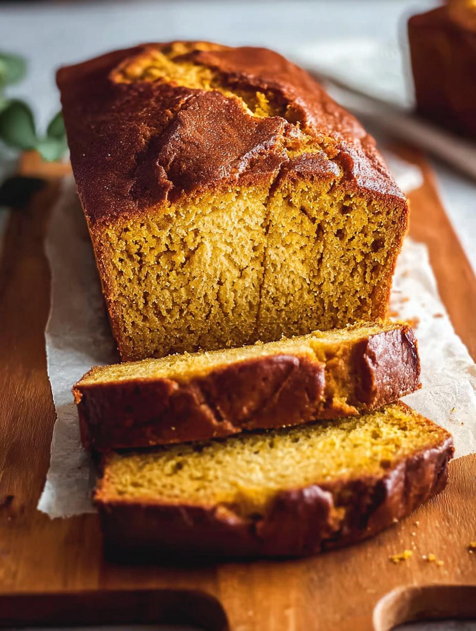 Moist Greek Yogurt Pumpkin Bread: Amazing Recipe 6 Moist Greek Yogurt Pumpkin Bread: Amazing Recipe - Moist Greek Yogurt Pumpkin - close-up of baked loaf