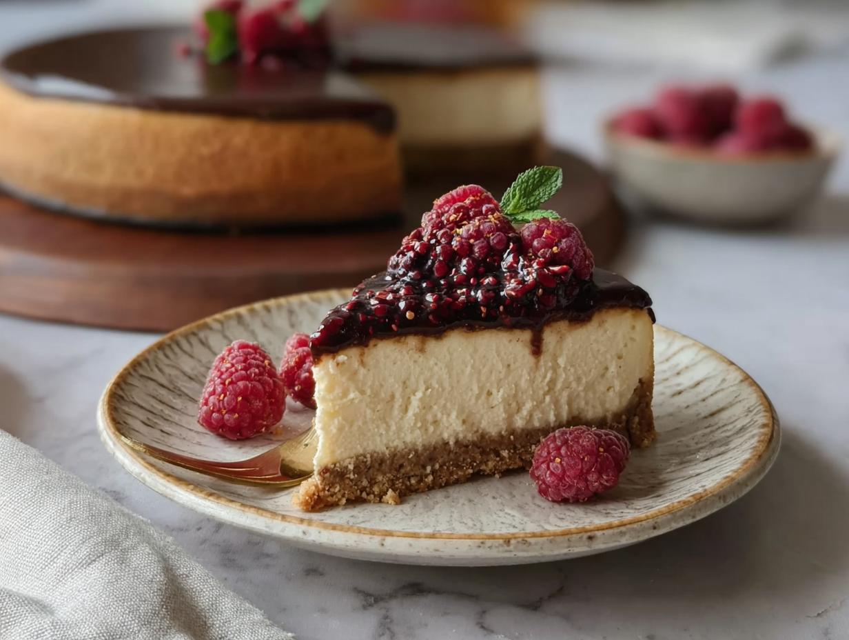 Mulberry Earl Grey Cheesecake