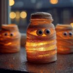 Mummy Jars Halloween Nightlights