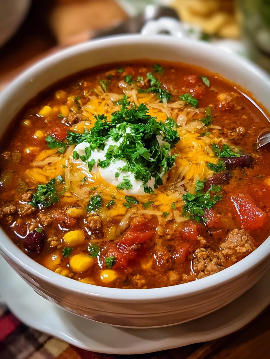 One Pot Taco Soup