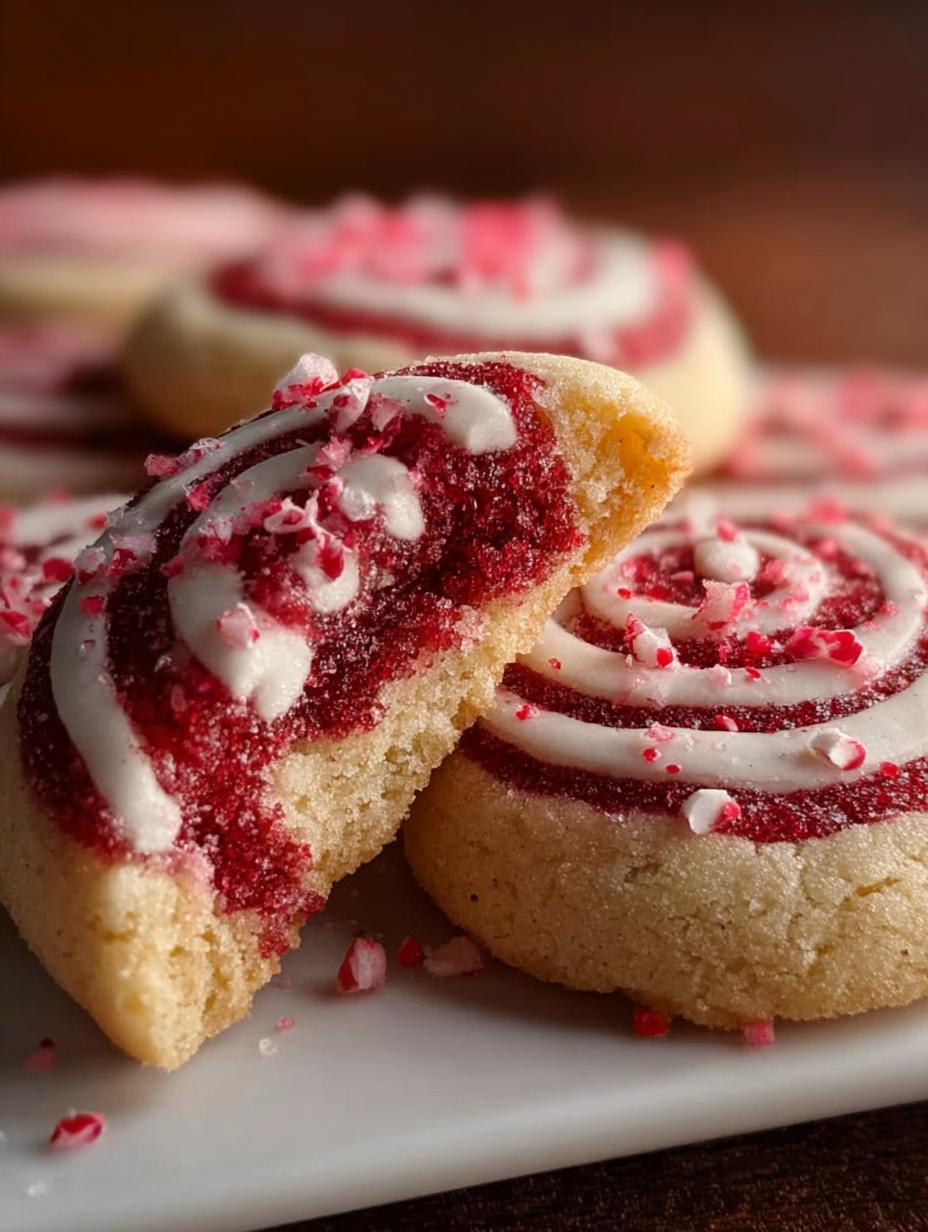 Peppermint Swirl Cookies