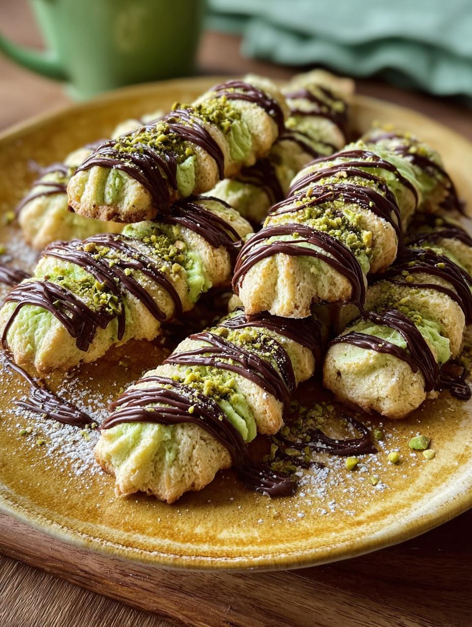 Pistachio Cream Cheese Fingers: 1 Amazing Recipe - Pistachio Cream Cheese Fingers - additional detail