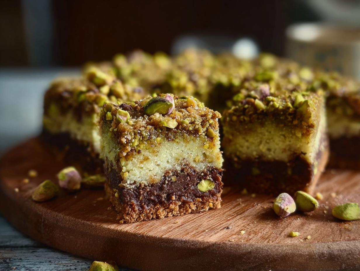 Decadent Pistachio Ferrero Rocher Brownies Recipe - Pistachio Ferrero Rocher Brownies - main visual representation