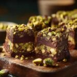 Pistachio Ferrero Rocher Brownies