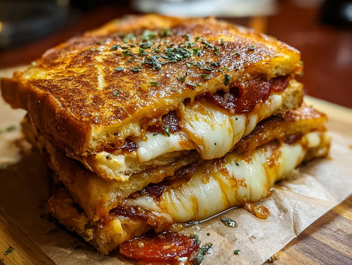 Pizza Grilled Cheese Twist