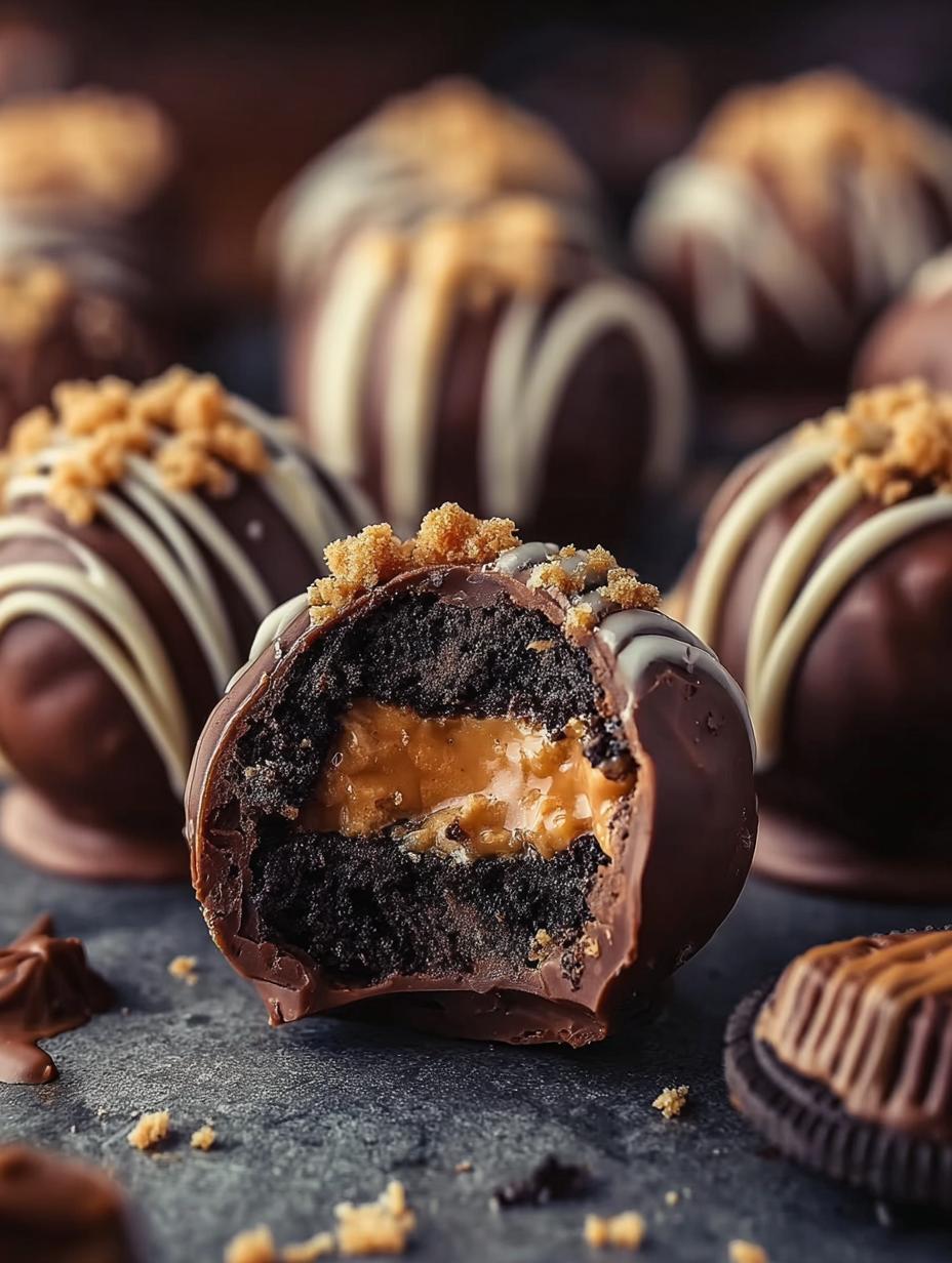 Reeses Oreo Balls: 36 Divine No-Bake Treats - Reeses Oreo Balls - additional detail