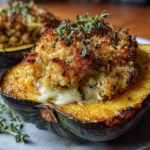 Roasted Acorn Squash Stuffed