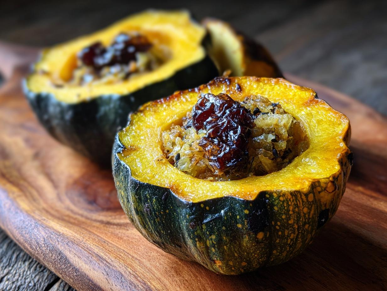 Roasted Acorn Squash Stuffed: Cozy Autumn Dish - Roasted Acorn Squash Stuffed - main visual representation